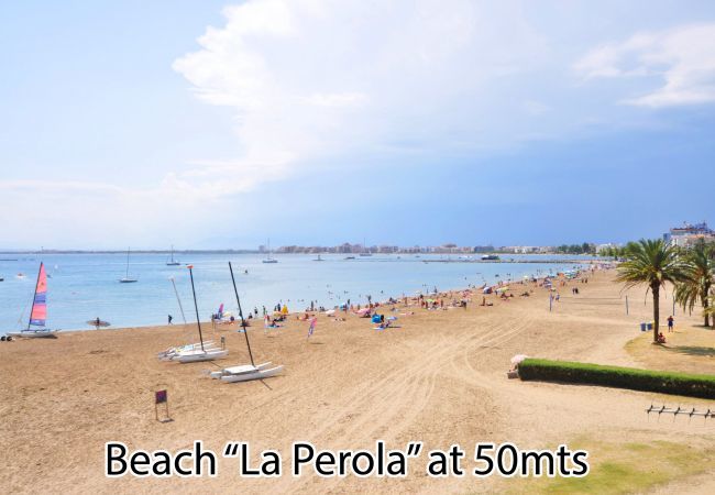 Ferienwohnung in Rosas / Roses - 1174 BARRI PESCADORS 50m Playa