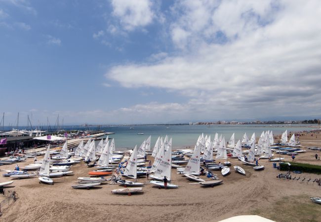 Ferienwohnung in Rosas / Roses - 1174 BARRI PESCADORS 50m Playa