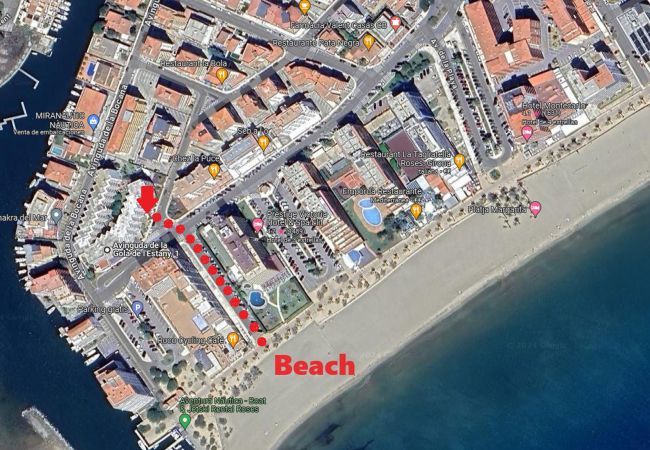 Ferienwohnung in Rosas / Roses - 1223 GRAN CANAL 200 m Playa
